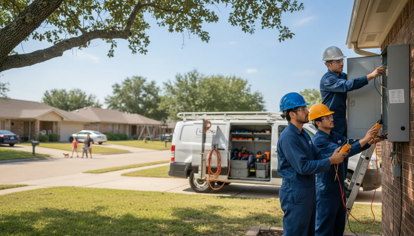 Certified electrician providing emergency electrical services in Wolflake, IN